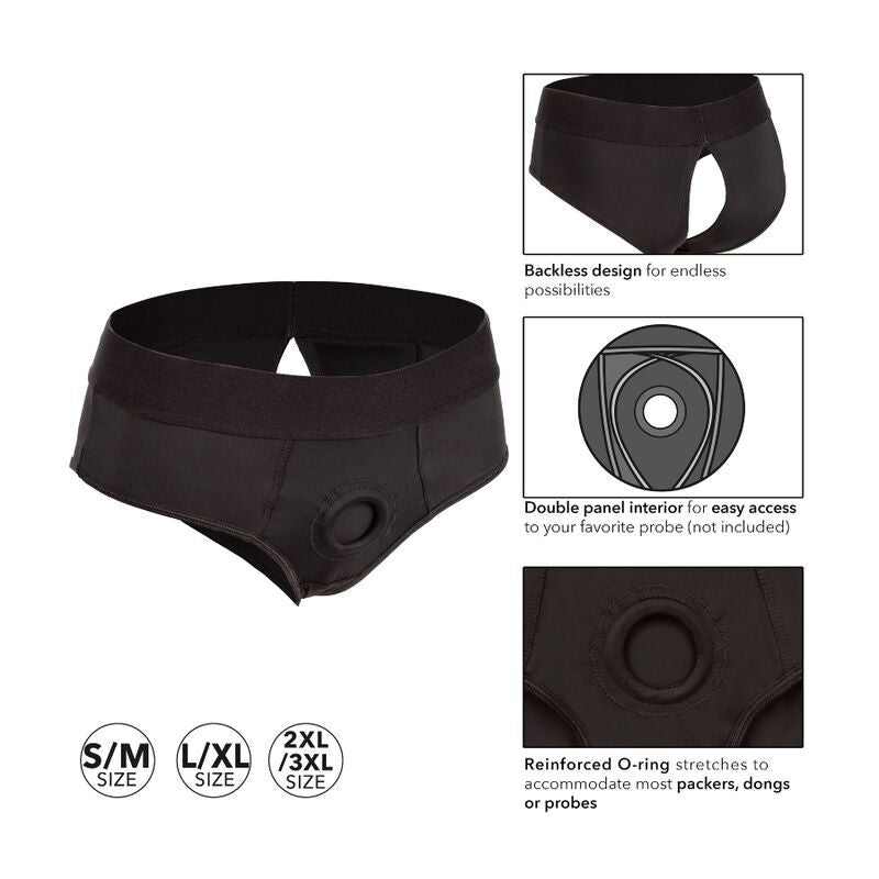 CALEXOTICS - BOUNDLESS ARNÉS CALZONCILLO CON ABERTURA TRASERA S/M