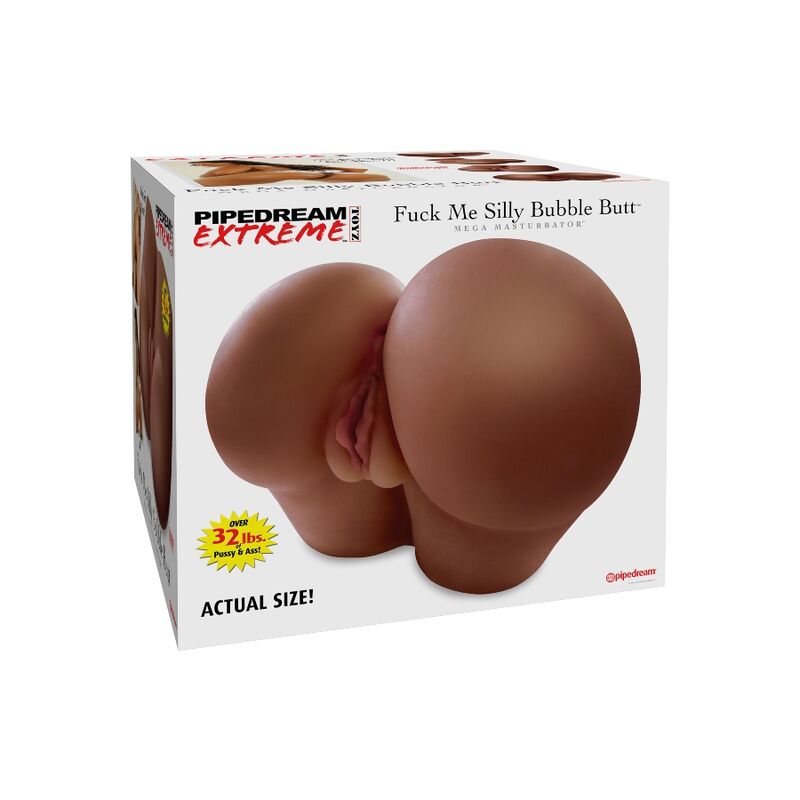 EXTREME TOYZ - PIPEDREAMS FUCK ME SILLY VAGINA Y CULO REALÍSTICO NEGRO
