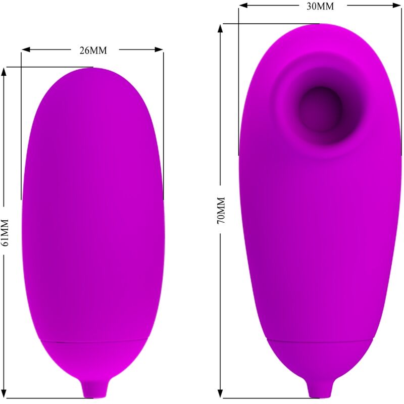 PRETTY LOVE - BALA VIBRADORA Y SUCCIONADOR