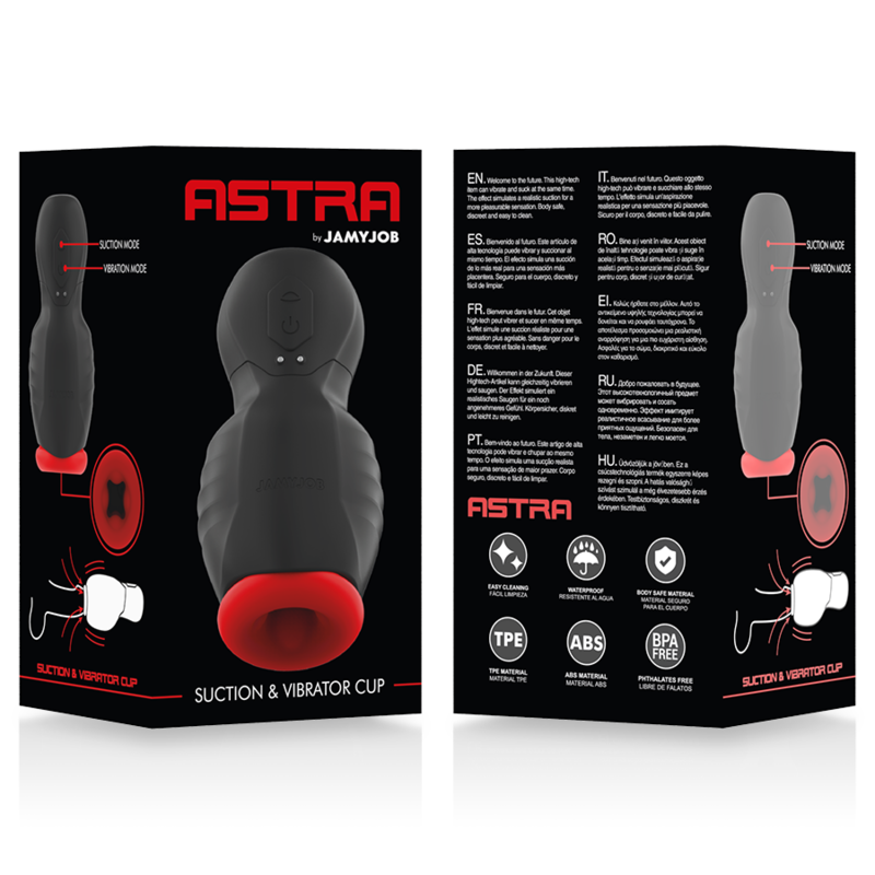 JAMYJOB - ASTRA ORAL EXTREM VIBRACIÓN Y ONDAS ESTIMULADORAS