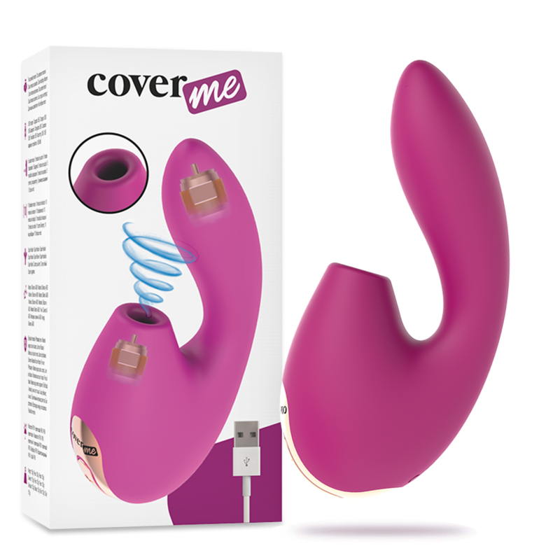 COVERME - CLITORAL SUCCIONADOR & VIBRADOR POTENTE G-SPOT RUSH