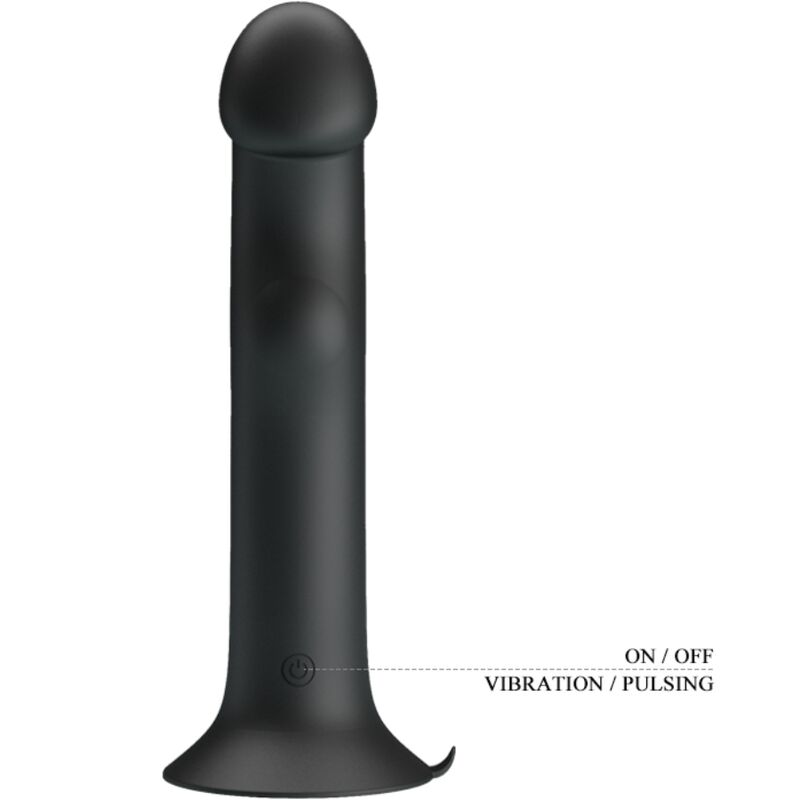 PRETTY LOVE - MURRAY VIBRADOR Y ONDAS ESTIMULADORAS DE CLÍTORIS NEGRO