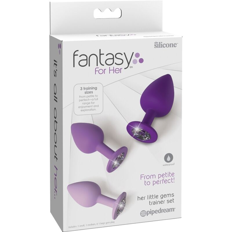 FANTASY FOR HER - SET 3 PLUG ANAL VIOLETA
