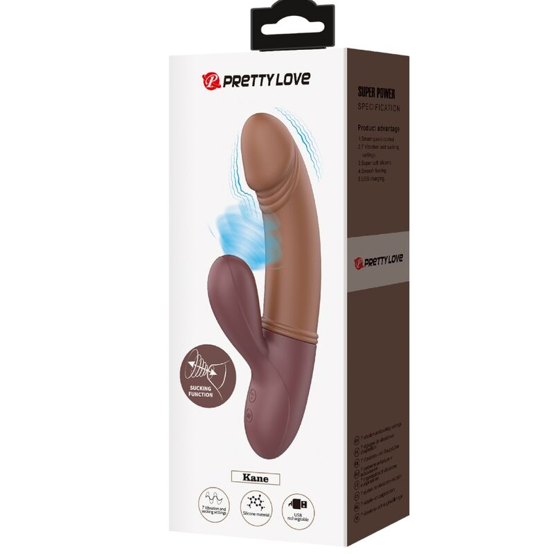 PRETTY LOVE - KANE VIBRADOR PUNTOG & ONDAS ESTIMULADORAS