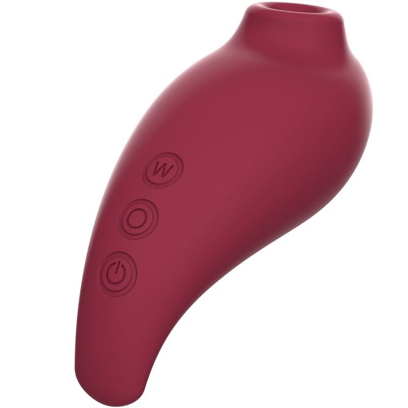 ADRIEN LASTIC - INSPIRATION SUCCIONADOR CLÍTORIS + HUEVO VIBRADOR ROJO - APP GRATUITA