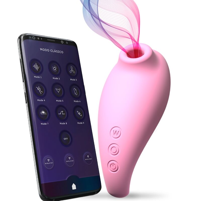 ADRIEN LASTIC - REVELATION SUCCIONADOR CLÍTORIS ROSA - APP GRATUITA