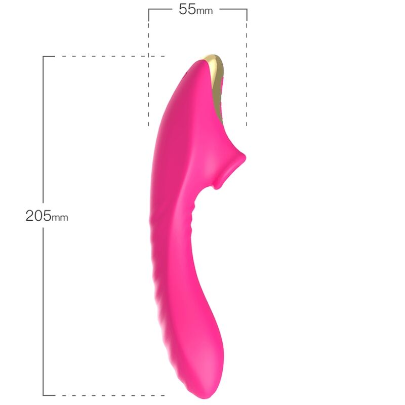 ARMONY - DUDU SUCCIONADOR CLÍTORIS FUCSIA