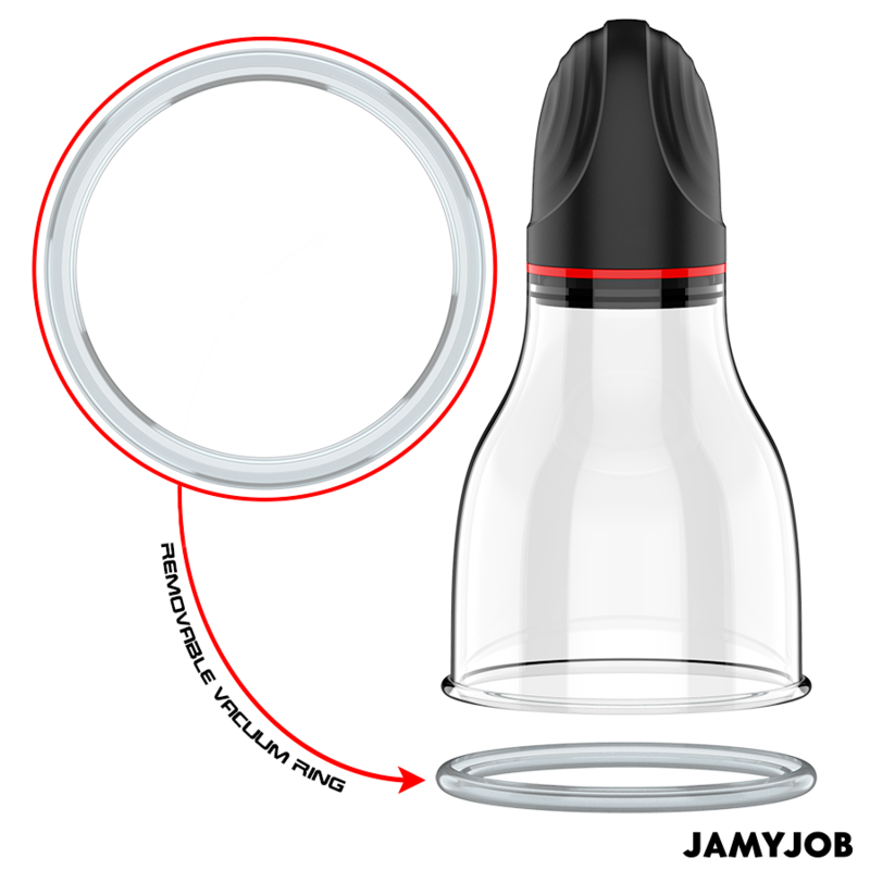 JAMYJOB - XPAND LITE BOMBA AUTOMTICA DE TESTÍCULOS 3 NIVELES DE ONDAS ESTIMULADORAS GRIS