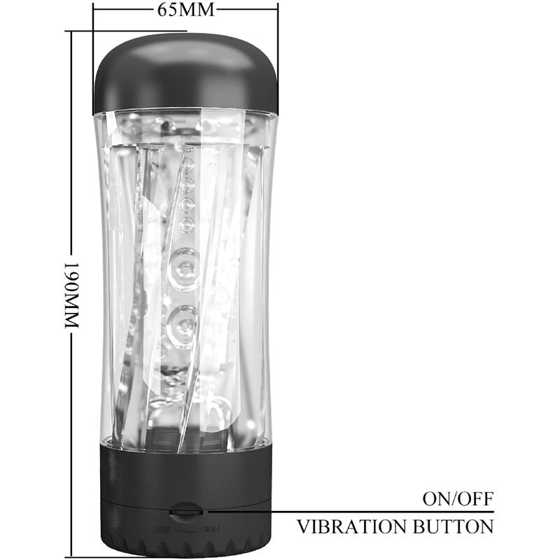 PRETTY LOVE - TAMARA MASTURBADOR MASCULINO VIBRADOR MULTIVELOCIDAD NEGRO