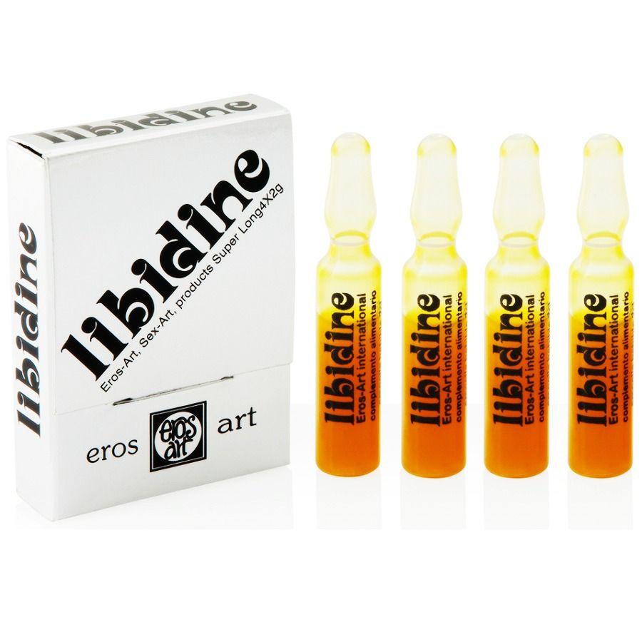 EROS-ART - LIBIDINE AFRODISÍACO NATURAL 4 AMPOLLAS