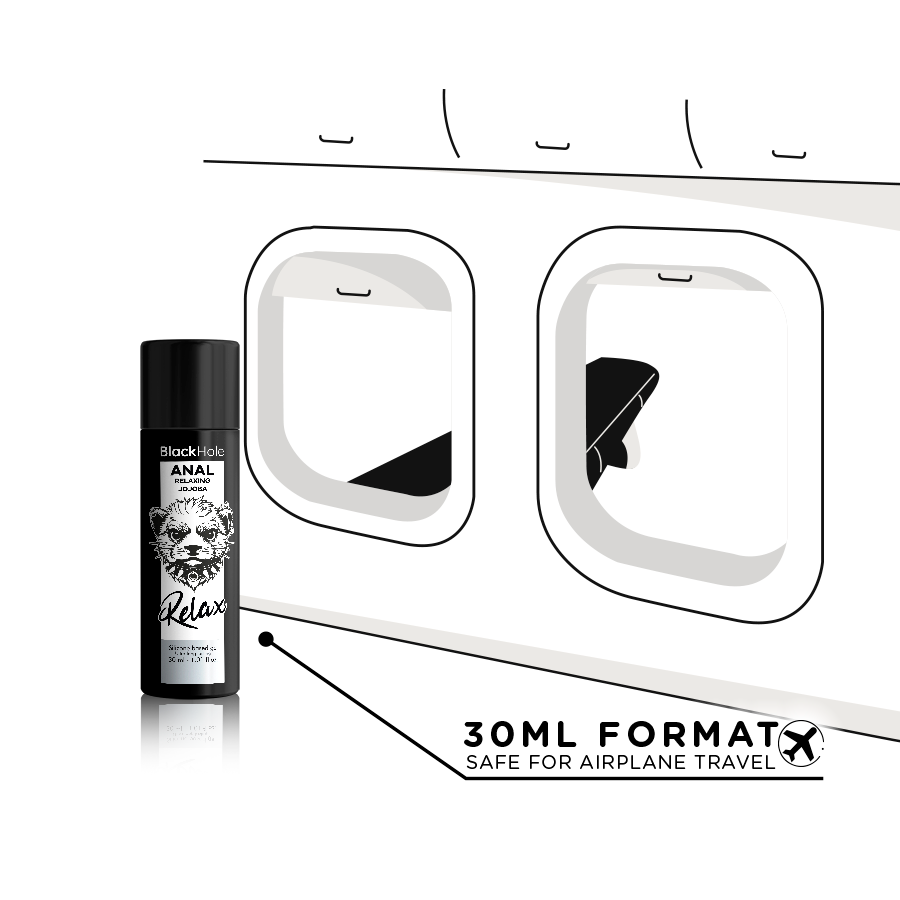BLACK HOLE - ANAL RELAXING CON JOJOBA BASE SILICONA 30 ML