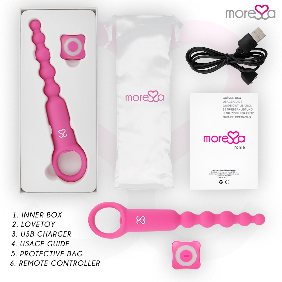 MORESSA - RONIE POTENTE ROSARIO ANAL CONTROL REMOTO  ROSA