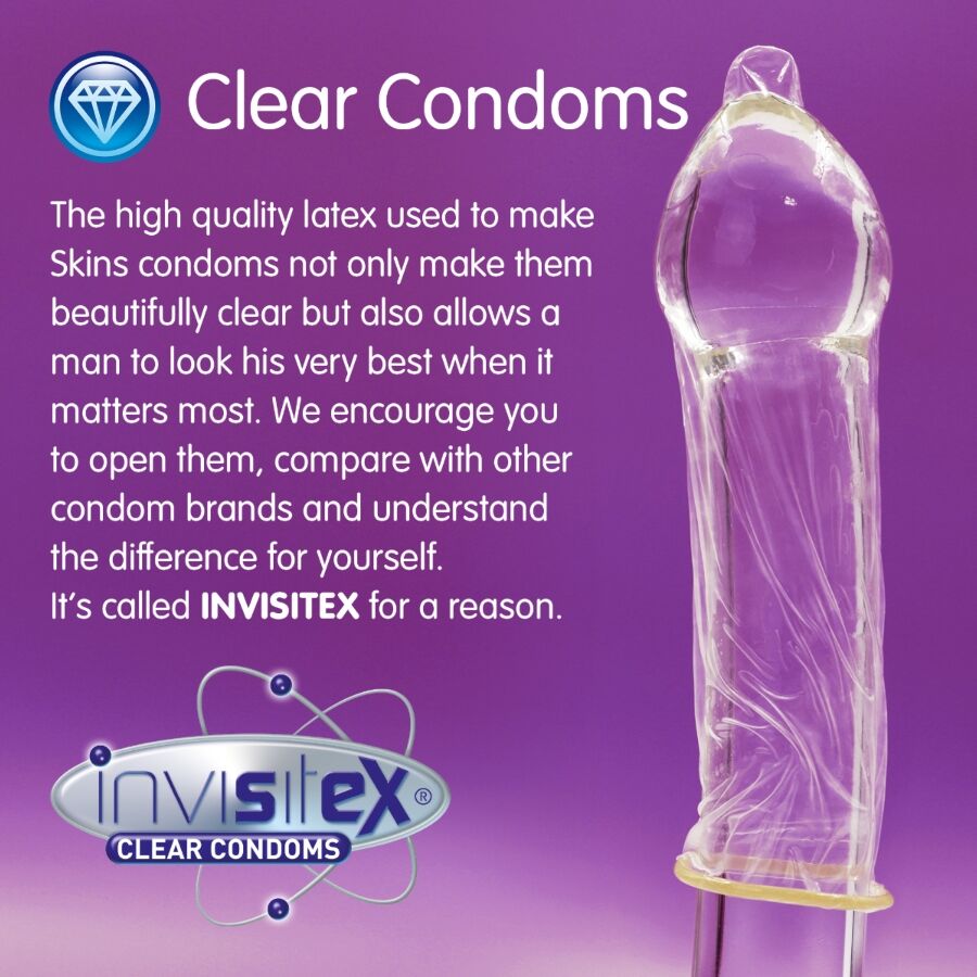 SKINS - TAMAÑO XL PRESERVATIVOS PREMIUM PACK 4