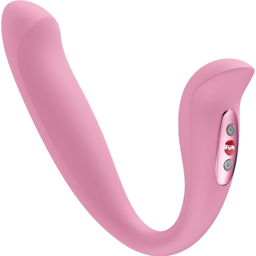 FUN FACTORY - VELOCE DOBLE VIBRADOR INSERTABLE AIR PULSE ROSA