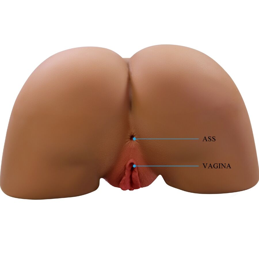 CRAZY BULL - SOPHIA TRASERO FEMENINO REALISTA VIBRADOR & SUCCIONADOR CON SONIDO 5.5 KG