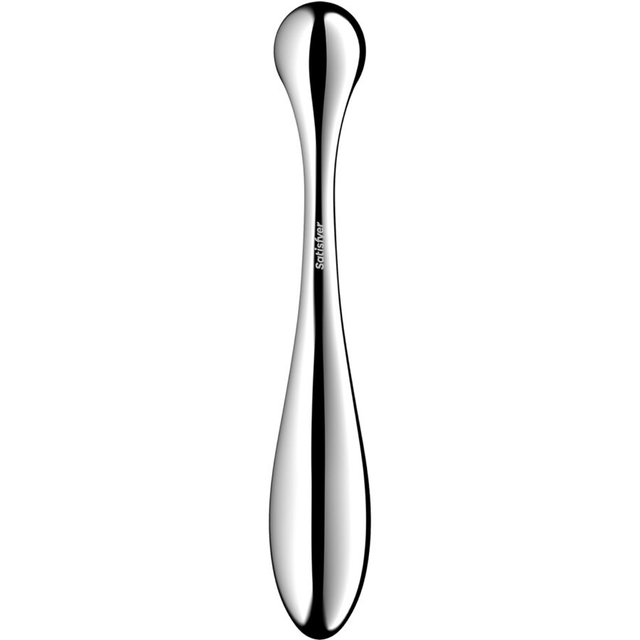 SATISFYER - STAR FORCE 4 DILDO ACERO INOXIDABLE DOBLE USO