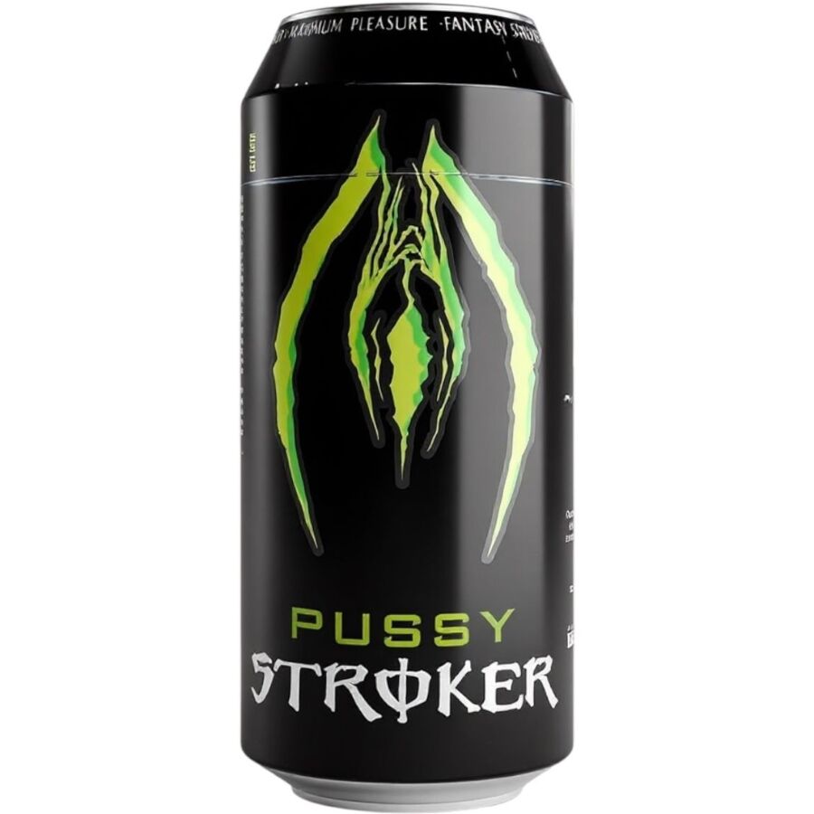 ALIVE - PUSSY STROKER MASTURBADOR MASCULINO VAGINA LATA BEBIDA ENERGÉTICA