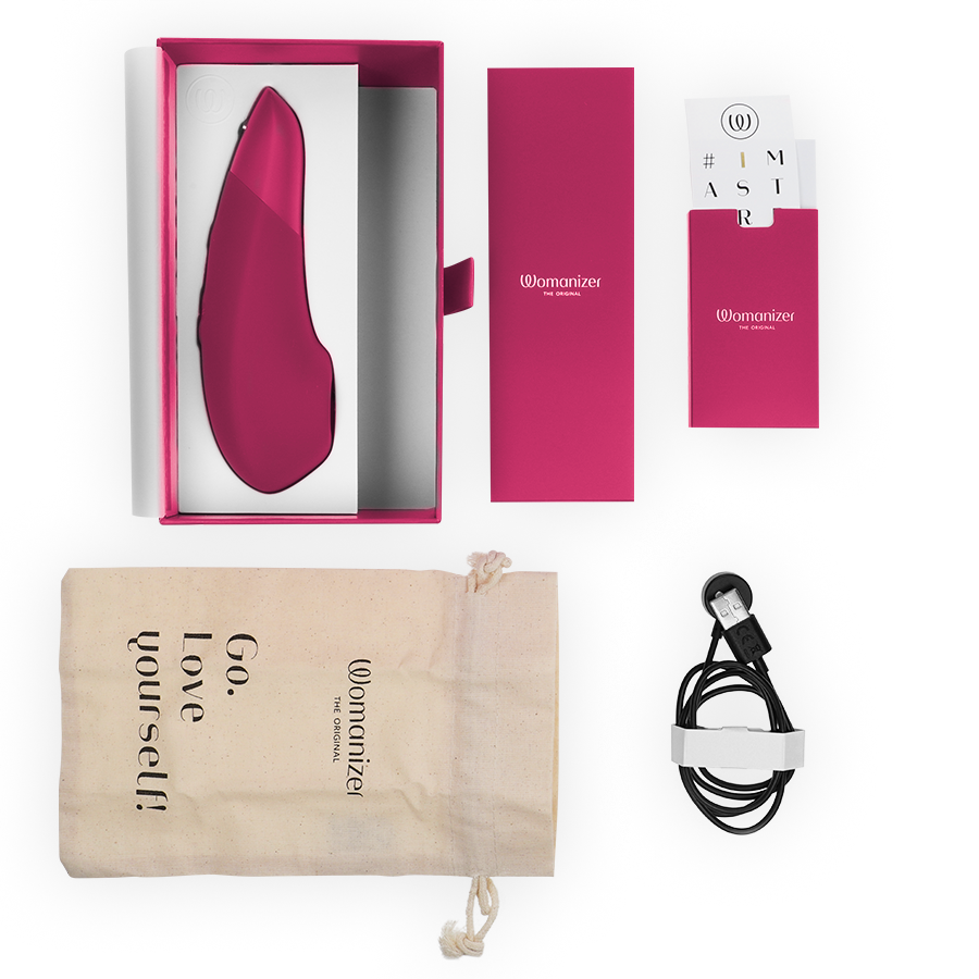 WOMANIZER - ENHANCE ESTIMULADOR DE CLITORÍS ROSA VIBRANTE