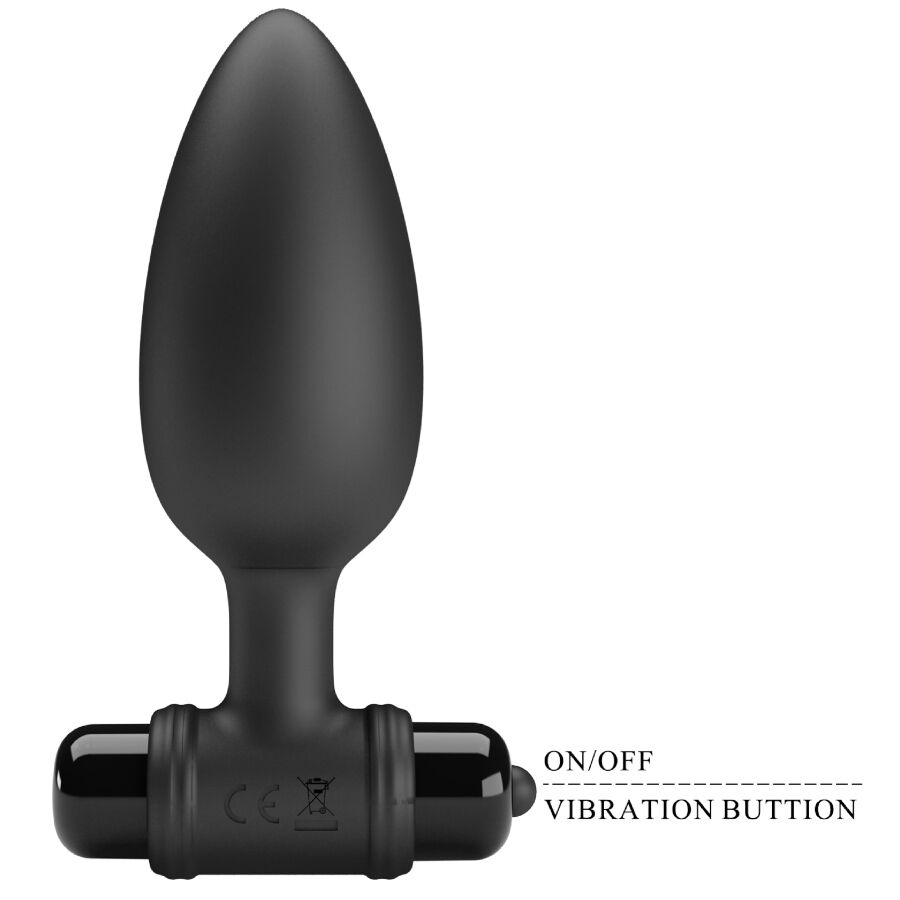 MR PLAY - PLUG ANAL SUPER POWER CON VIBRACIÓN