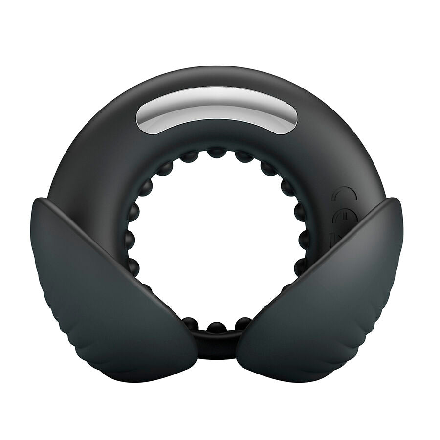 PRETTY LOVE - QUENTIN ANILLO PARA PENE CON ESTIMULADOR TESTICULAR