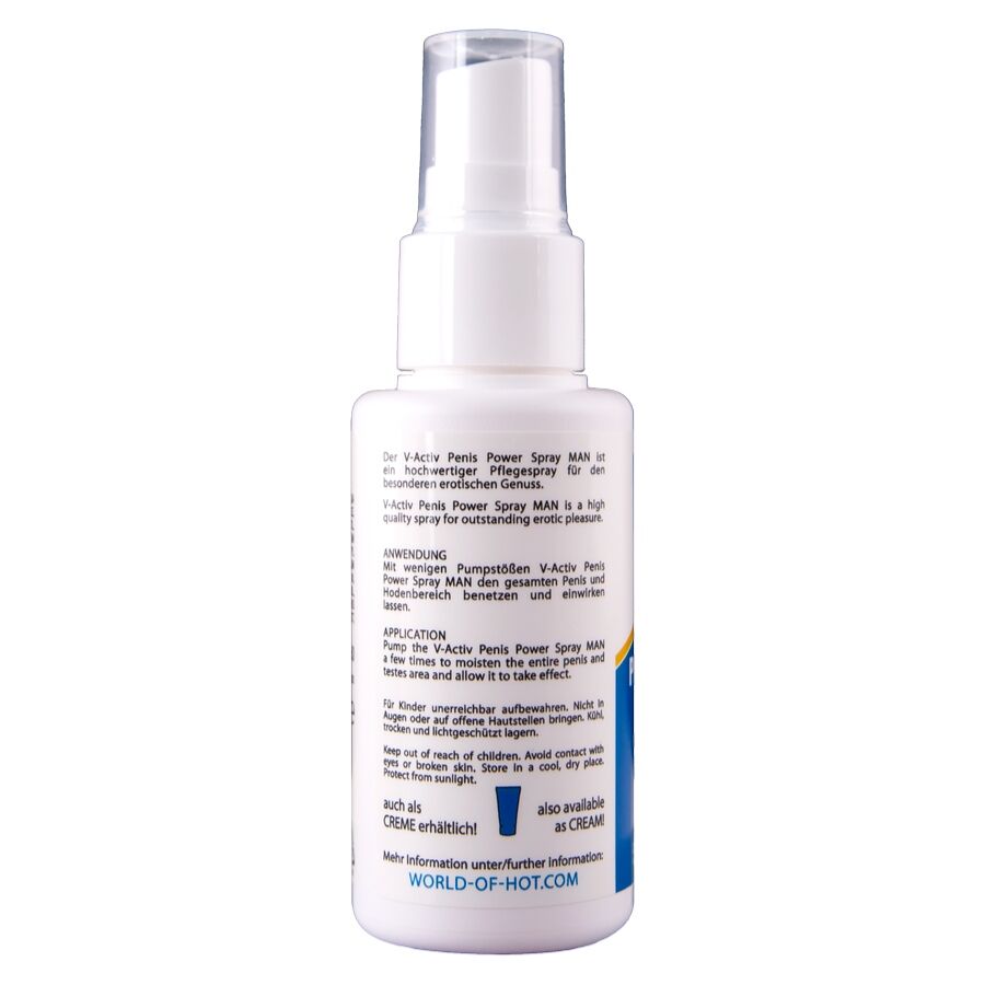 HOT - V-ACTIV PENIS POWER SPRAY PARA HOMBRE 50 ML