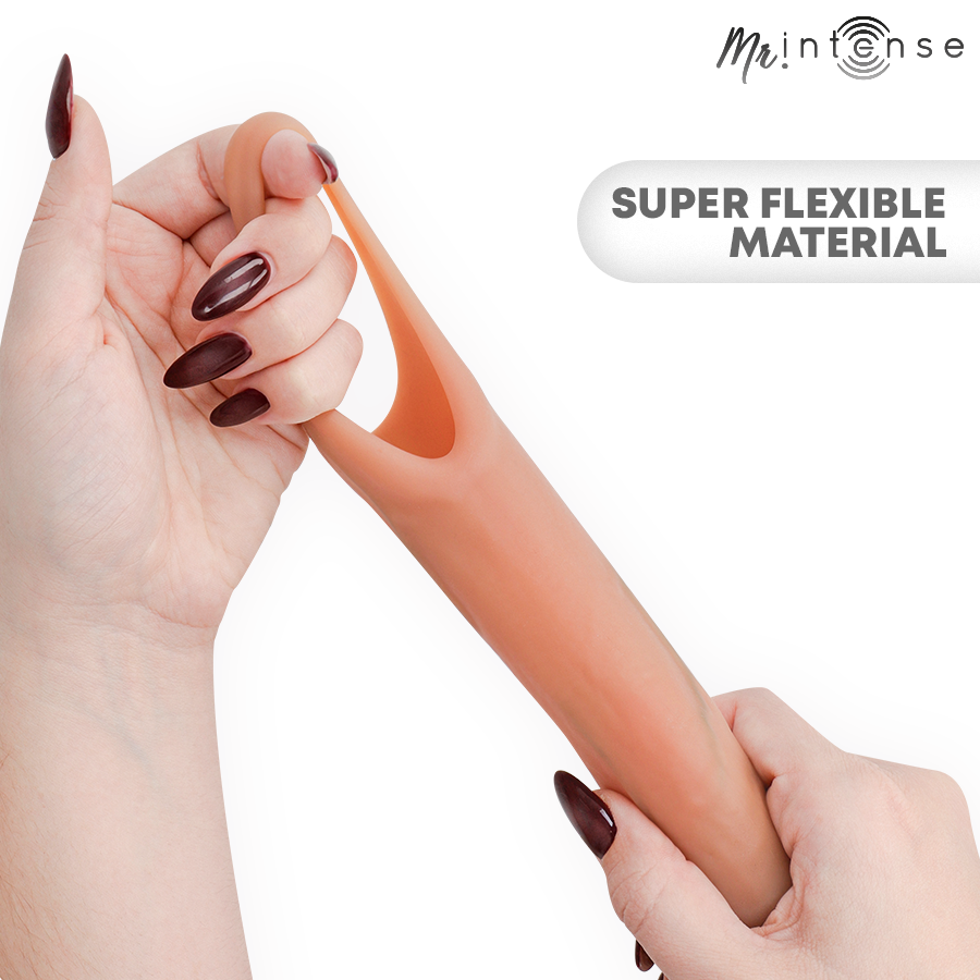 MR INTENSE - ARNOLD M VIBRADOR FUNDA PENE SILICONA CONTROL REMOTO 14.5 CM -Ø- 4 CM
