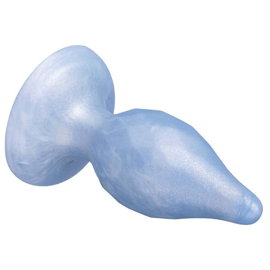 SILEXD - DIAMOND PLUG ANAL FANTASY SILICONA LIQUIDA TERMOREACTIVO AZUL PERLA 9.2 CM