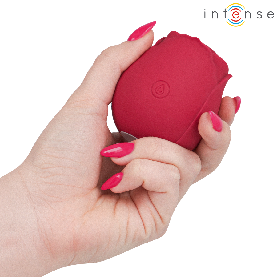 INTENSE - CAMELLIA ROSA SUCCIONADOR DE CLÍTORIS POR ONDAS BURDEOS