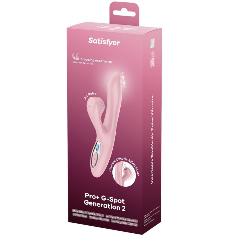 SATISFYER - PRO+ G-SPOT GENERATION 2 ROSA
