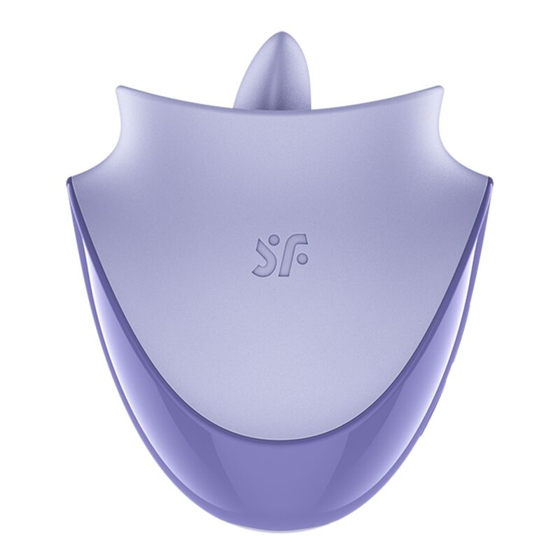 SATISFYER - TONGUE DANCER ESTIMULADOR CLITORIANO CON VIBRACIÓN Y PULSACIONES LILA