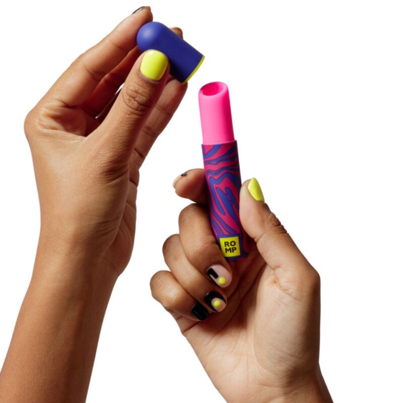 ROMP - LIPSTICK ESTIMULADOR DE CLÍTORIS PINTALABIOS 7 NIVELES