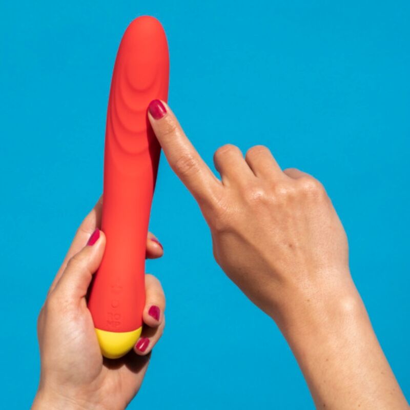 ROMP - HYPE VIBRADOR PUNTO G MULTIFUNCIÓN ROJO