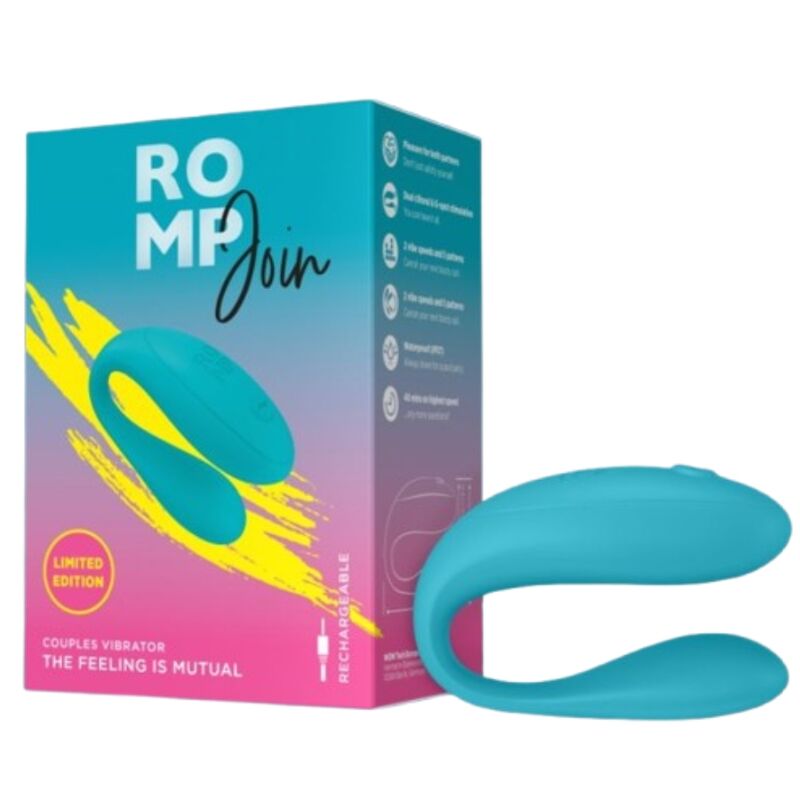 ROMP - JOIN VIBRADOR PARA PAREJAS TURQUESA