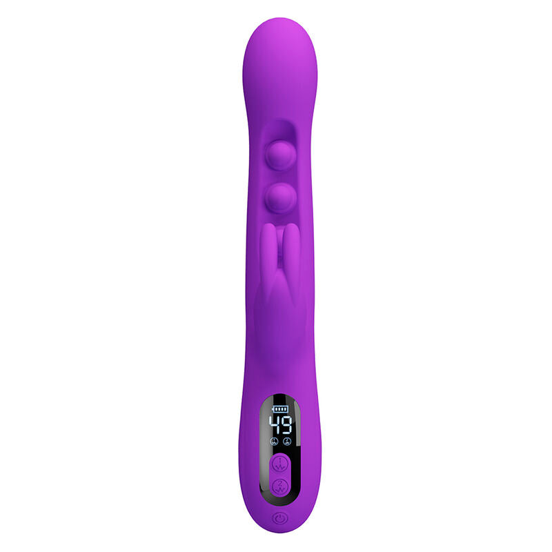 PRETTY LOVE - SABIEN VIBRADOR RABBIT CON ESTIMULACIÓN POR GOLPETEOS Y LED MORADO