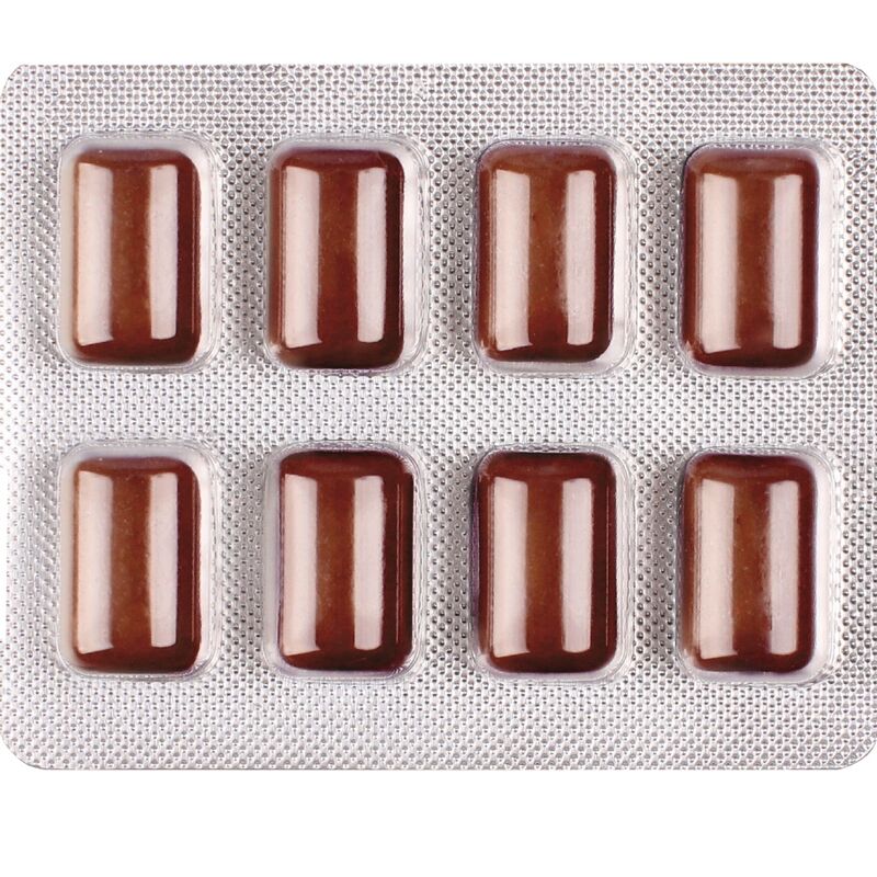 WUG Power Up - Chicle energético para concentración y resistencia BLISTER 8 UDS