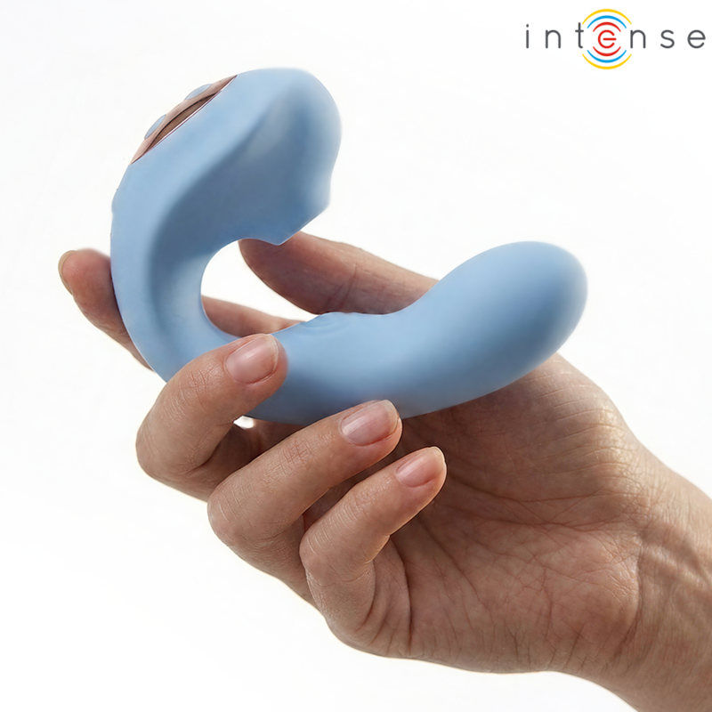 INTENSE - GINA ESTIMULADOR DE CLÍTORIS MULTIFUNCIÓN AZUL