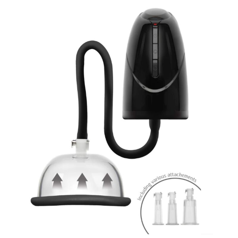 SHE.E.O - BOMBA AUTOMÁTICA DE VACÍO PARA VAGINA Y CLÍTORIS NEGRA