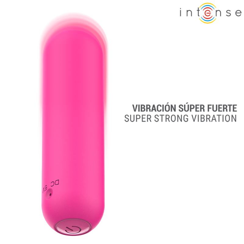 INTENSE - JUDY BALA VIBRADORA RECARGABLE CON CONTROL REMOTO ROSA