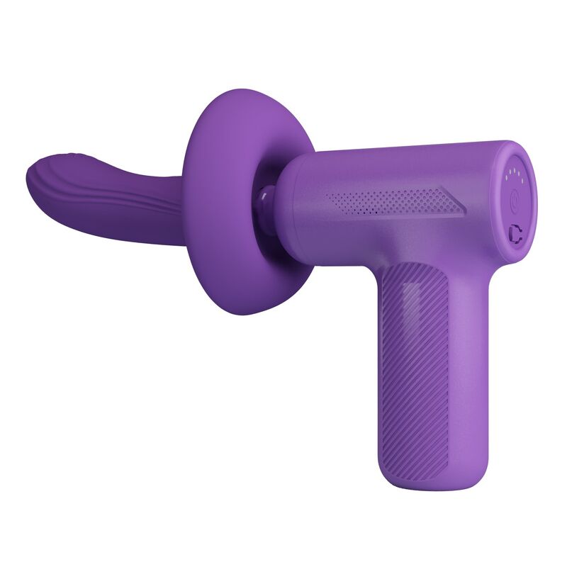 PRETTY LOVE - VITO PISTOLA DE MASAJE CON EMPUJE 5 MODOS MORADO