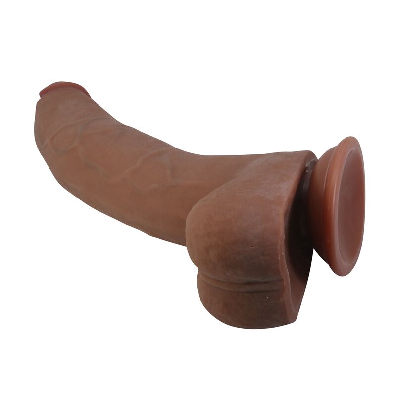PRETTY LOVE - ULRIC DILDO REALÍSTICO FLEXIBLE 26 CM Ø 5,5 CM TPE MARRÓN