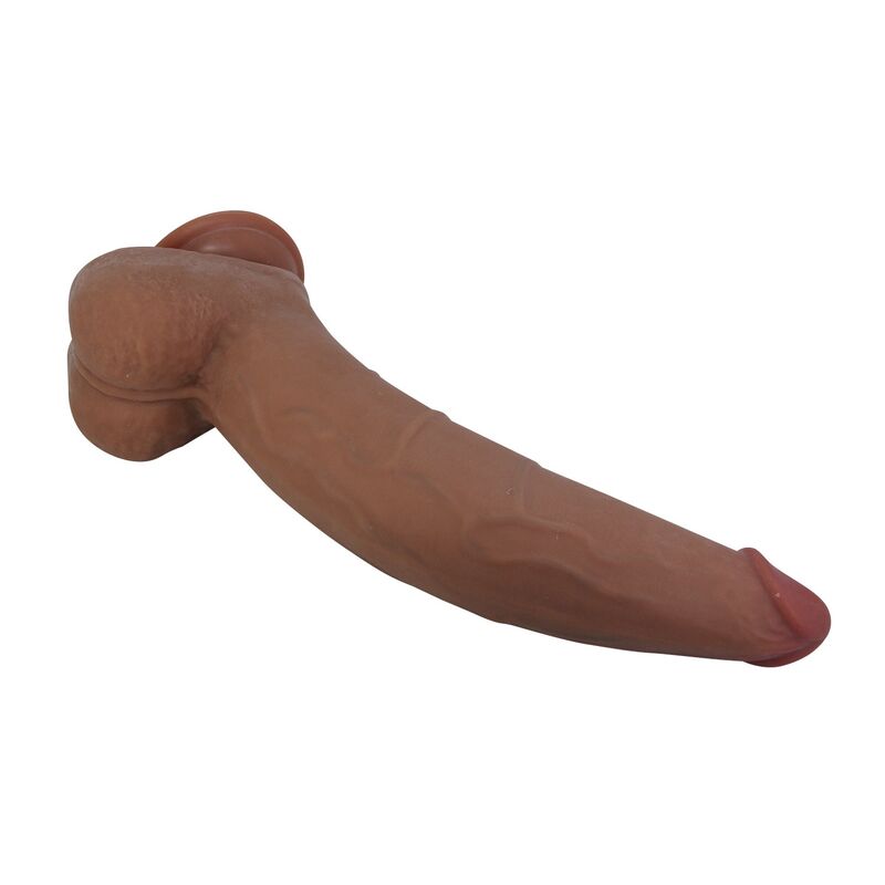 PRETTY LOVE - ULRIC DILDO REALÍSTICO FLEXIBLE 26 CM Ø 5,5 CM TPE MARRÓN