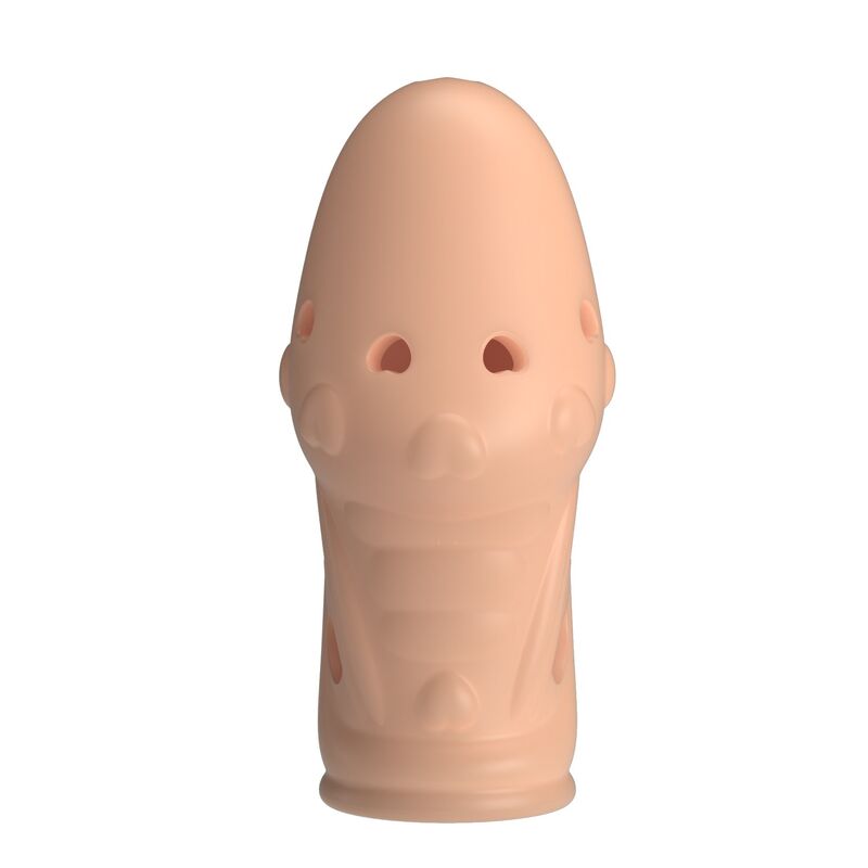 PRETTY LOVE - SOCKER FUNDA PARA PENE TEXTURIZADA COLOR NATURAL