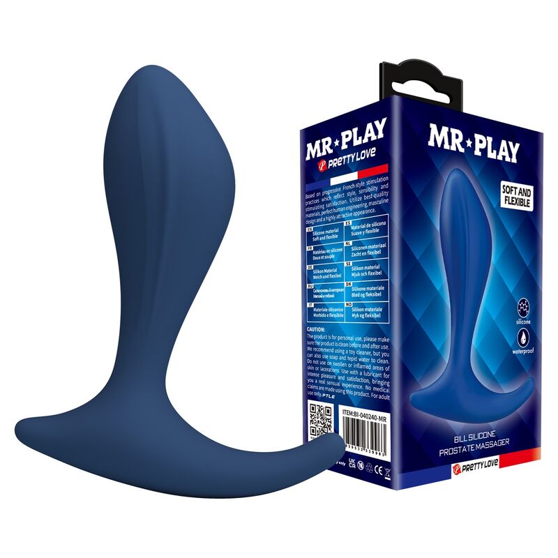 MR PLAY - MASAJEADOR DE PRÓSTATA AZUL