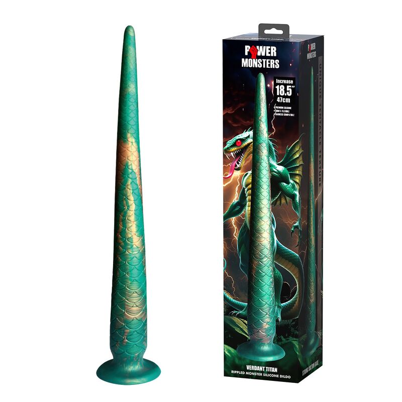 POWER MONSTERS - WILDWYRM TAIL DILDO BICOLOR 47 CM Ø 4 CM