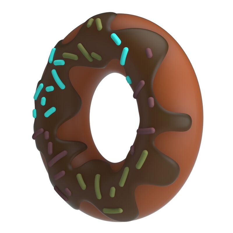 PRETTY LOVE - ANILLO PARA PENE SUPER DONUT MARRÓN