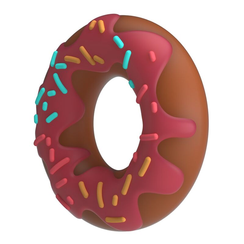 PRETTY LOVE - ANILLO PARA PENE SUPER DONUT ROSA
