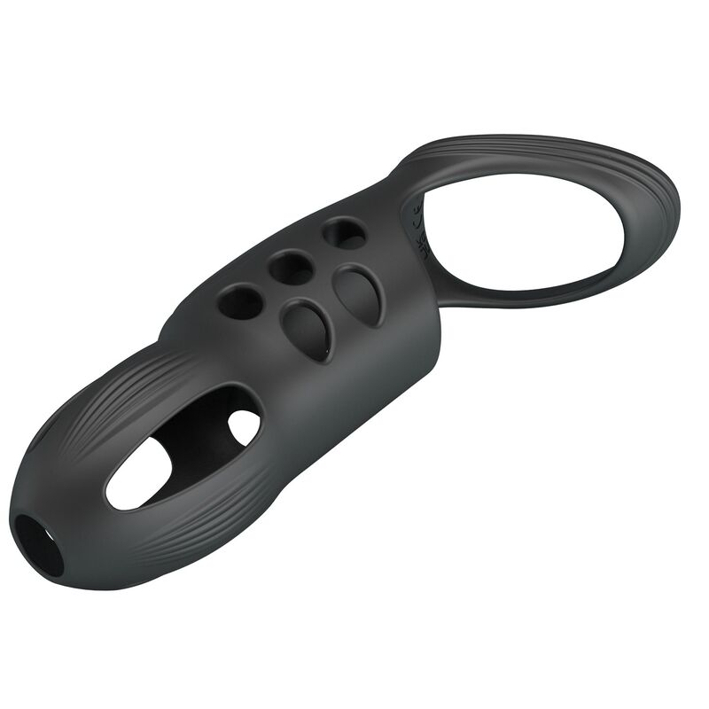 PRETTY LOVE - CRAIG ANILLO PARA PENE VIBRADOR RECARGABLE NEGRO