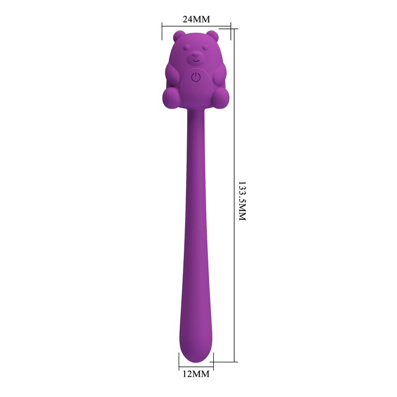 PRETTY LOVE - CUTE BEAR FLIRTING STICK VIBRADOR RECARGABLE