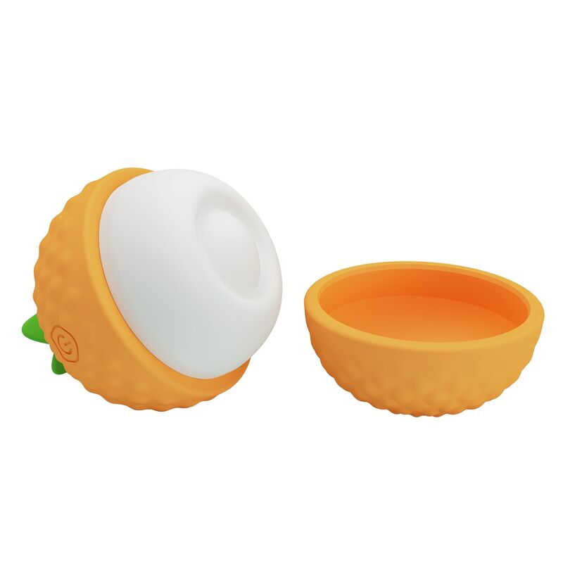 PRETTY LOVE - ESTIMULADOR CLITORAL CON SUCCIÓN Y GOLPETEOS RECARGABLE NARANJA