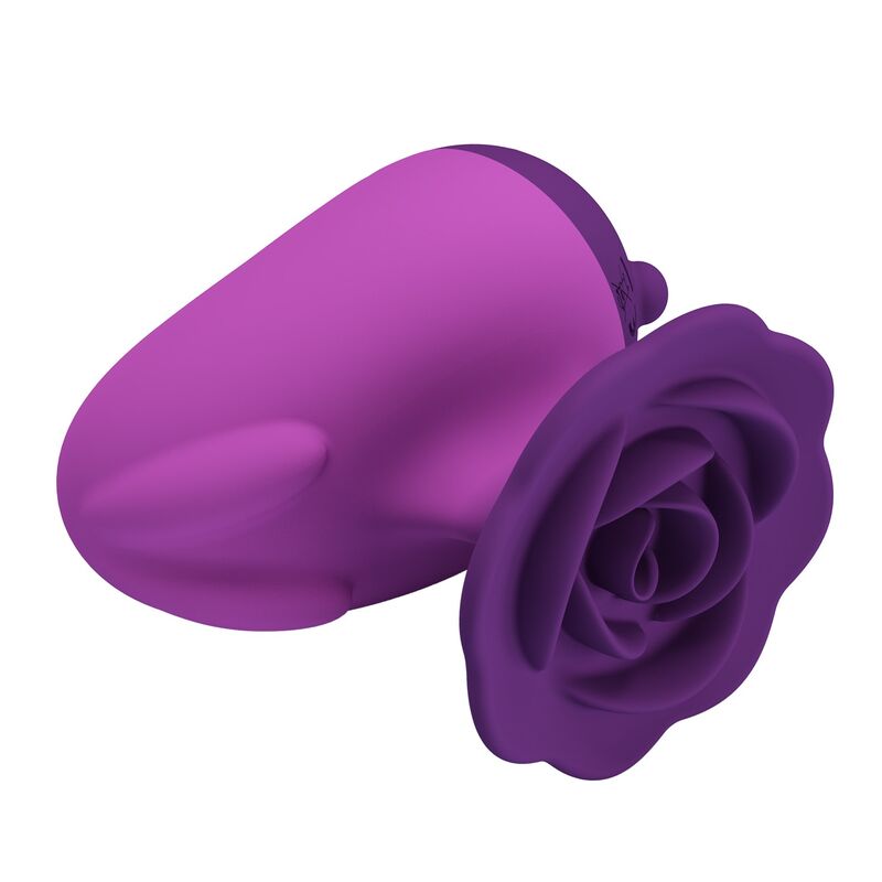 PRETTY LOVE - ESTIMULADOR DE CLÍTORIS 7 MODOS RECARGABLE FORMA ROSA MORADA